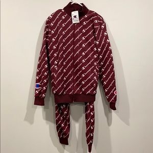 NEW CHAMPION JUMPSUIT FOR 60$ WITH TAGS.